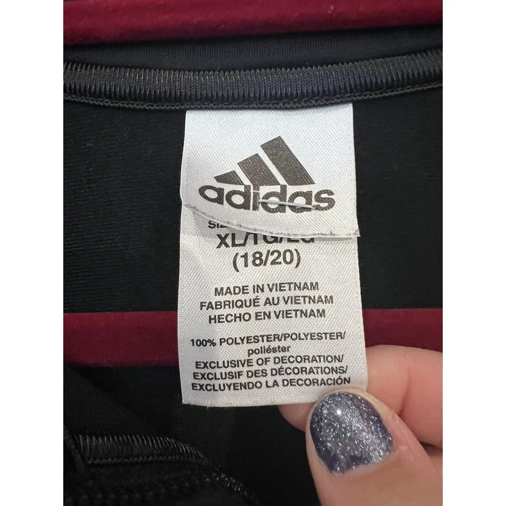 adidas zip up jacket women xl Black - Picture 5 of 7